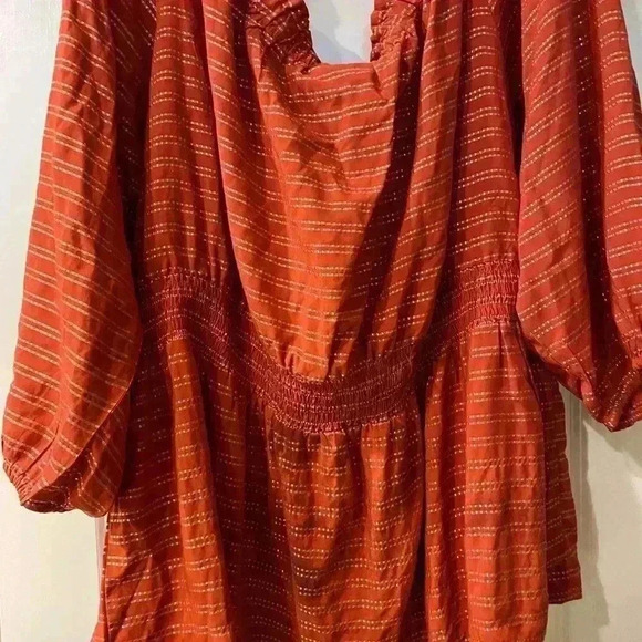 Lane Bryant Women's Boho Pullover Top Rust New size 22/24 - Picture 4 of 9